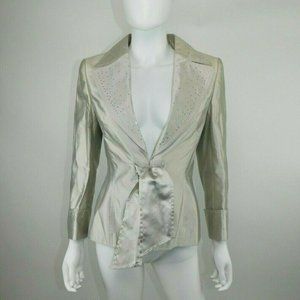 ESCADA NWOT Crystal Studded Blazer Jacket